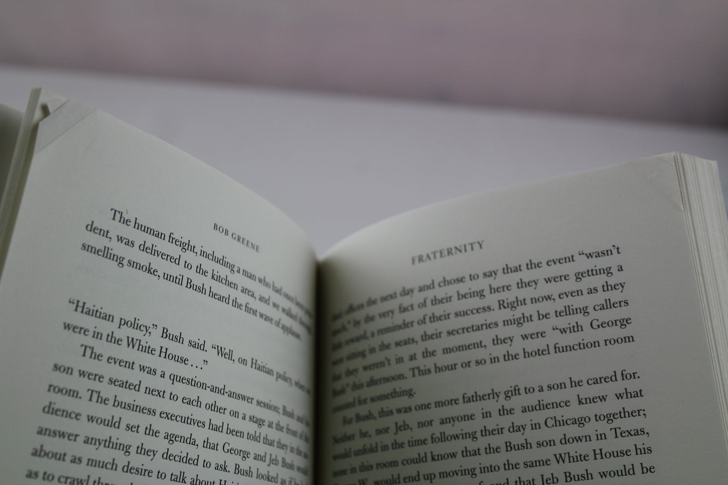 Fraternity: A Journey in Search of Five Presidents by Bob Greene