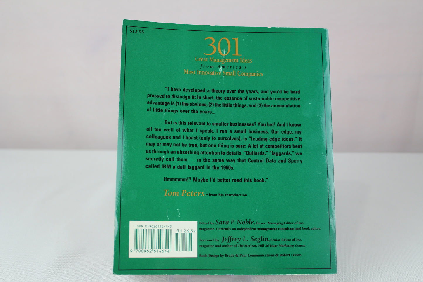 301 Great Management Ideas From America's Most Innovative Small Companies by Sara P. (editor) Noble