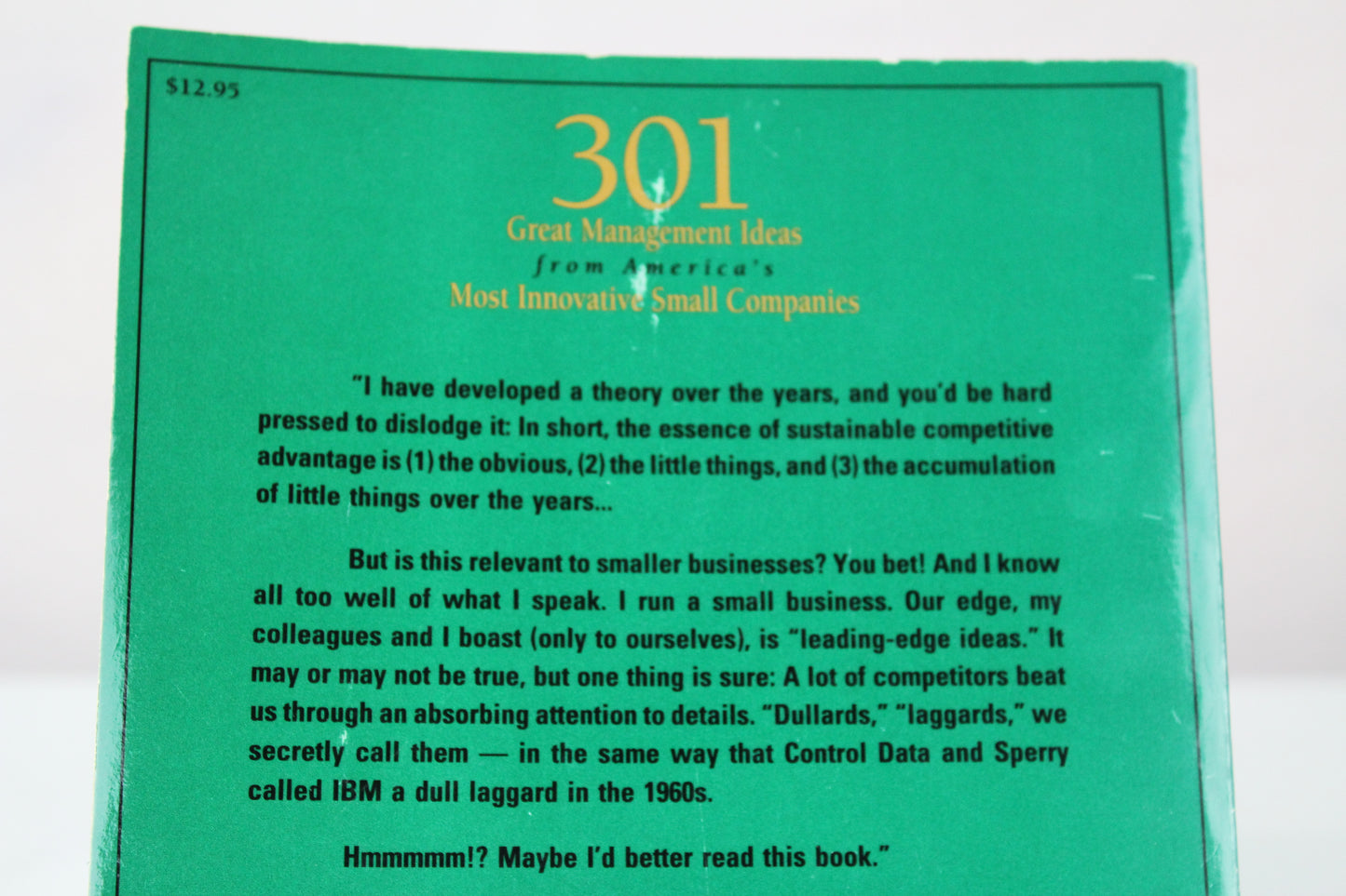 301 Great Management Ideas From America's Most Innovative Small Companies by Sara P. (editor) Noble