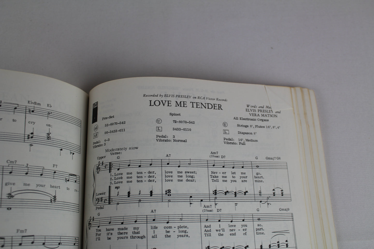 100 Great Love Songs Songbook, All Organ