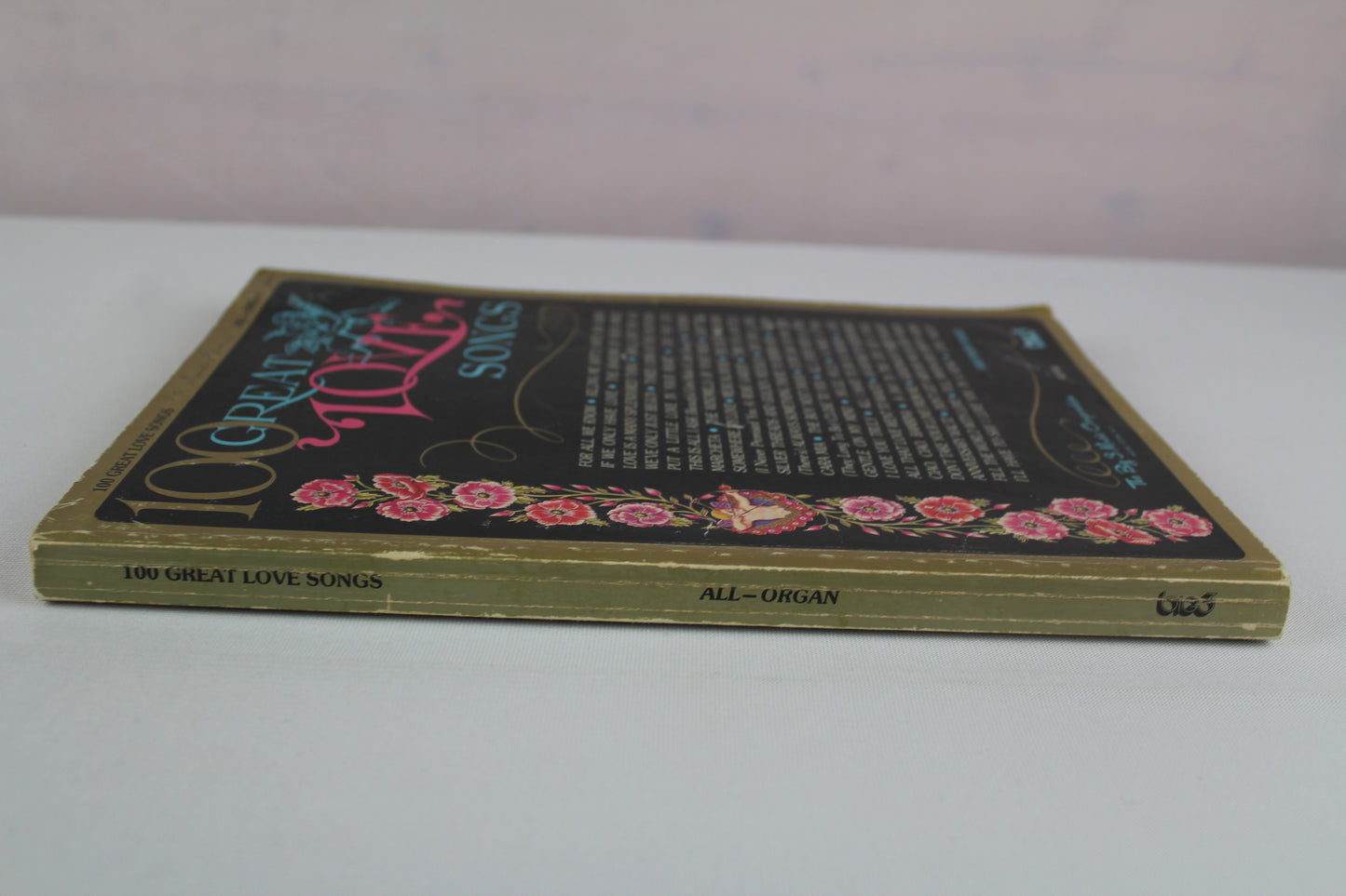 100 Great Love Songs Songbook, All Organ