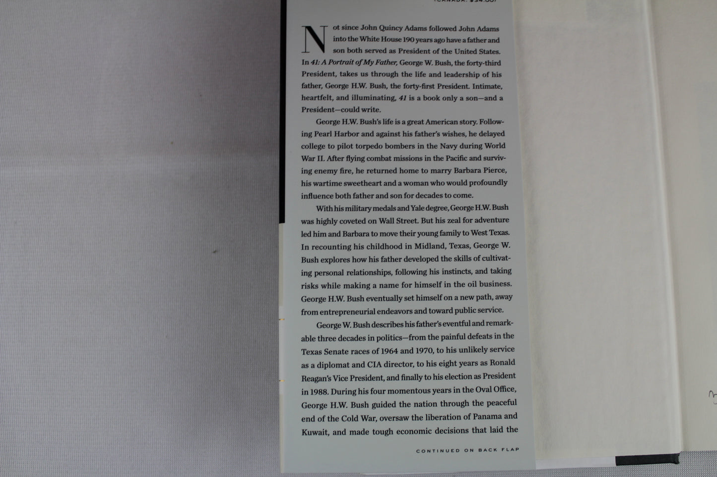 41: A Portrait of My Father by George W. Bush