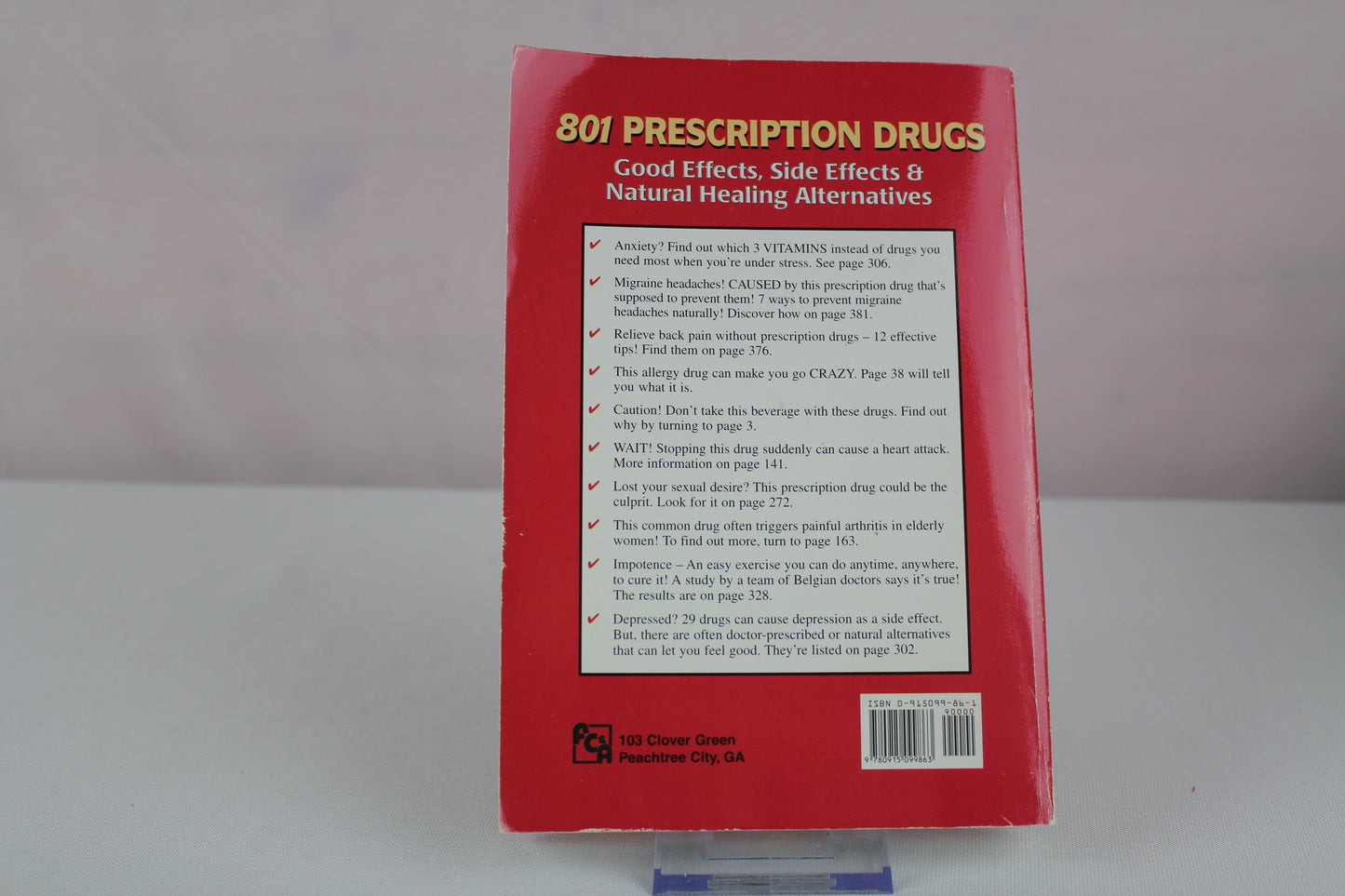 801 Prescription Drugs - Good Effects, Side Effects and Natural Healing Alternatives by FC&A