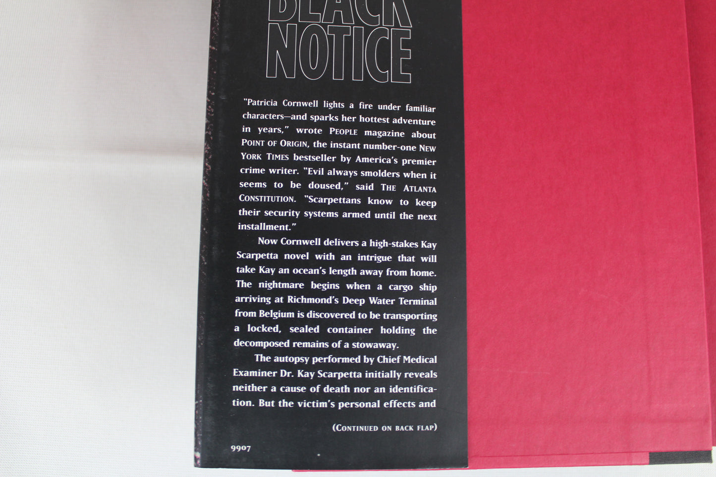 Black Notice (A Scarpetta Novel) by Patricia Cornwell