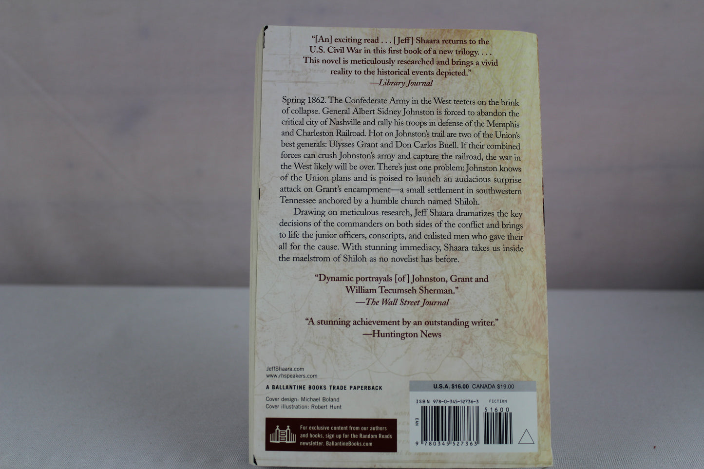 A Blaze of Glory: A Novel of the Battle of Shiloh (the Civil War in the West) by Jeff Shaara