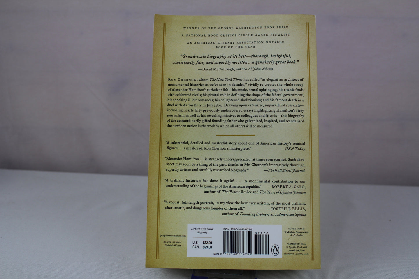 Alexander Hamilton by Ron Chernow