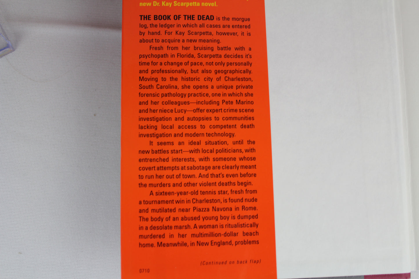 Book of the Dead by Patricia Cornwell