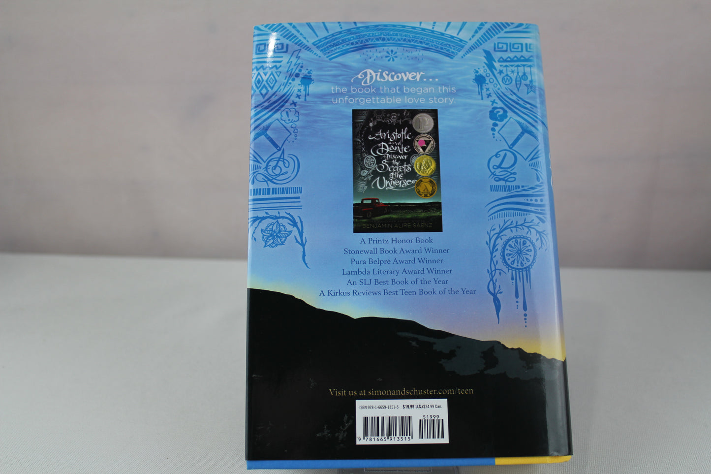 Aristotle and Dante Dive into the Waters of the World by Benjamin Alire Sáenz