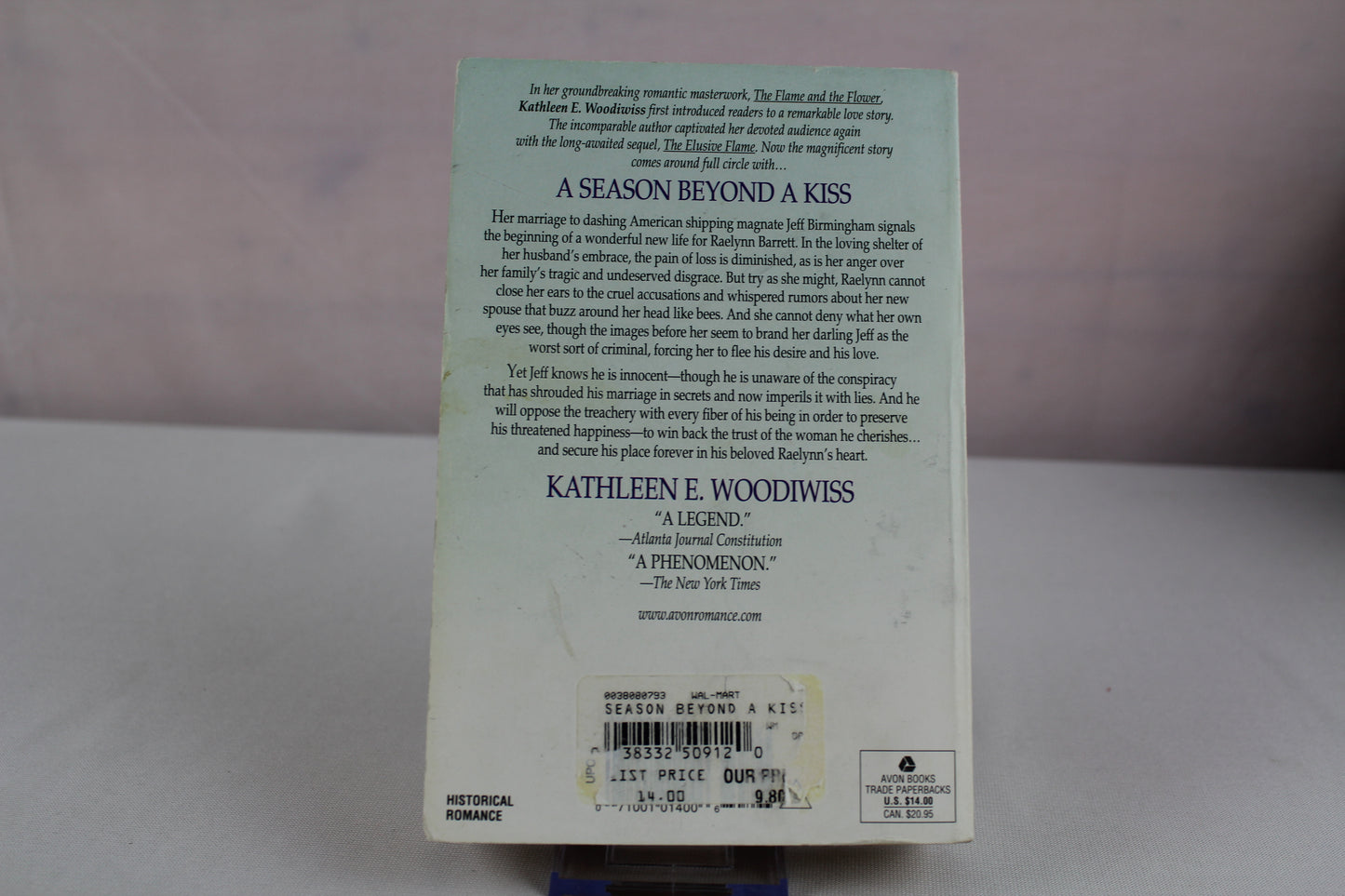 A Season Beyond a Kiss by Kathleen E. Woodiwiss