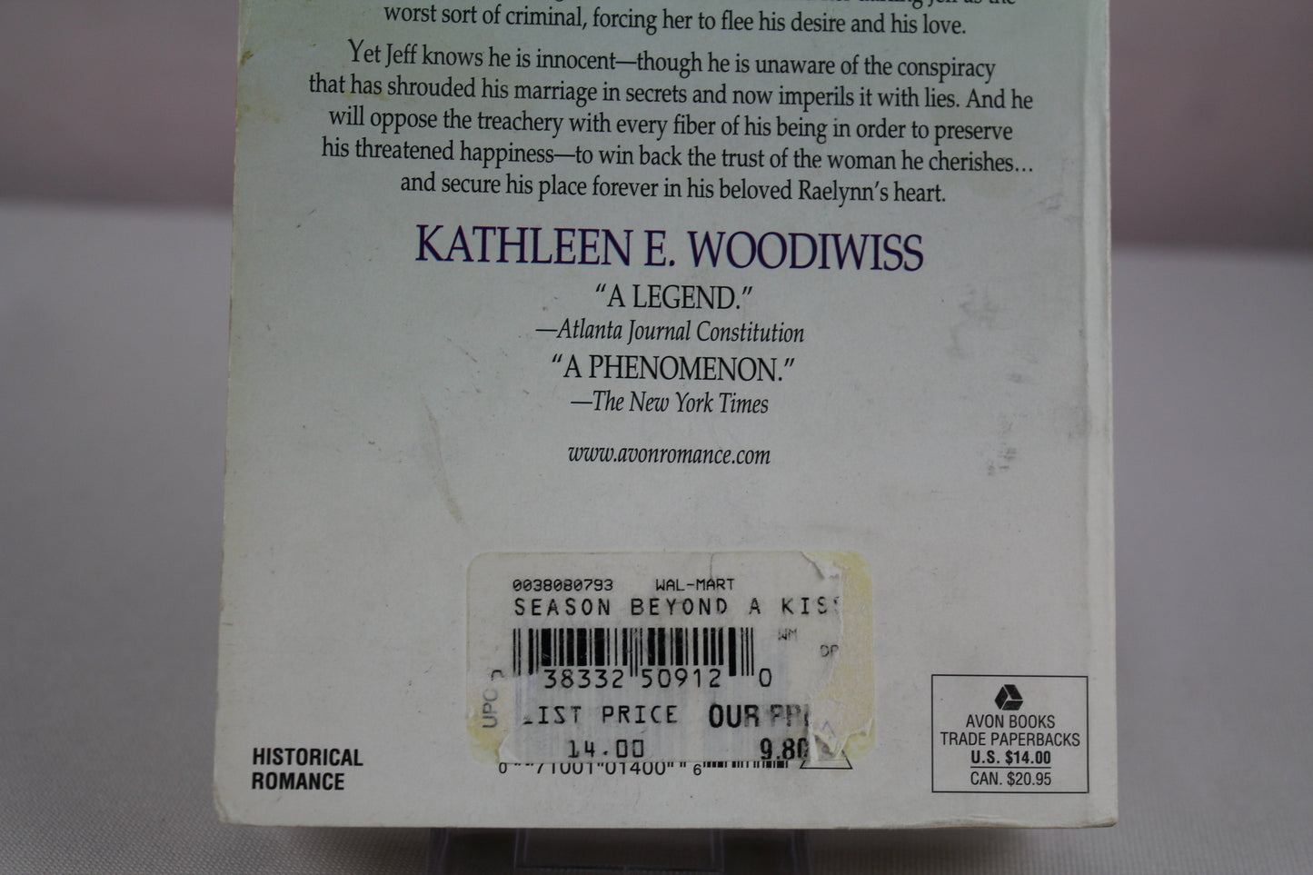 A Season Beyond a Kiss by Kathleen E. Woodiwiss