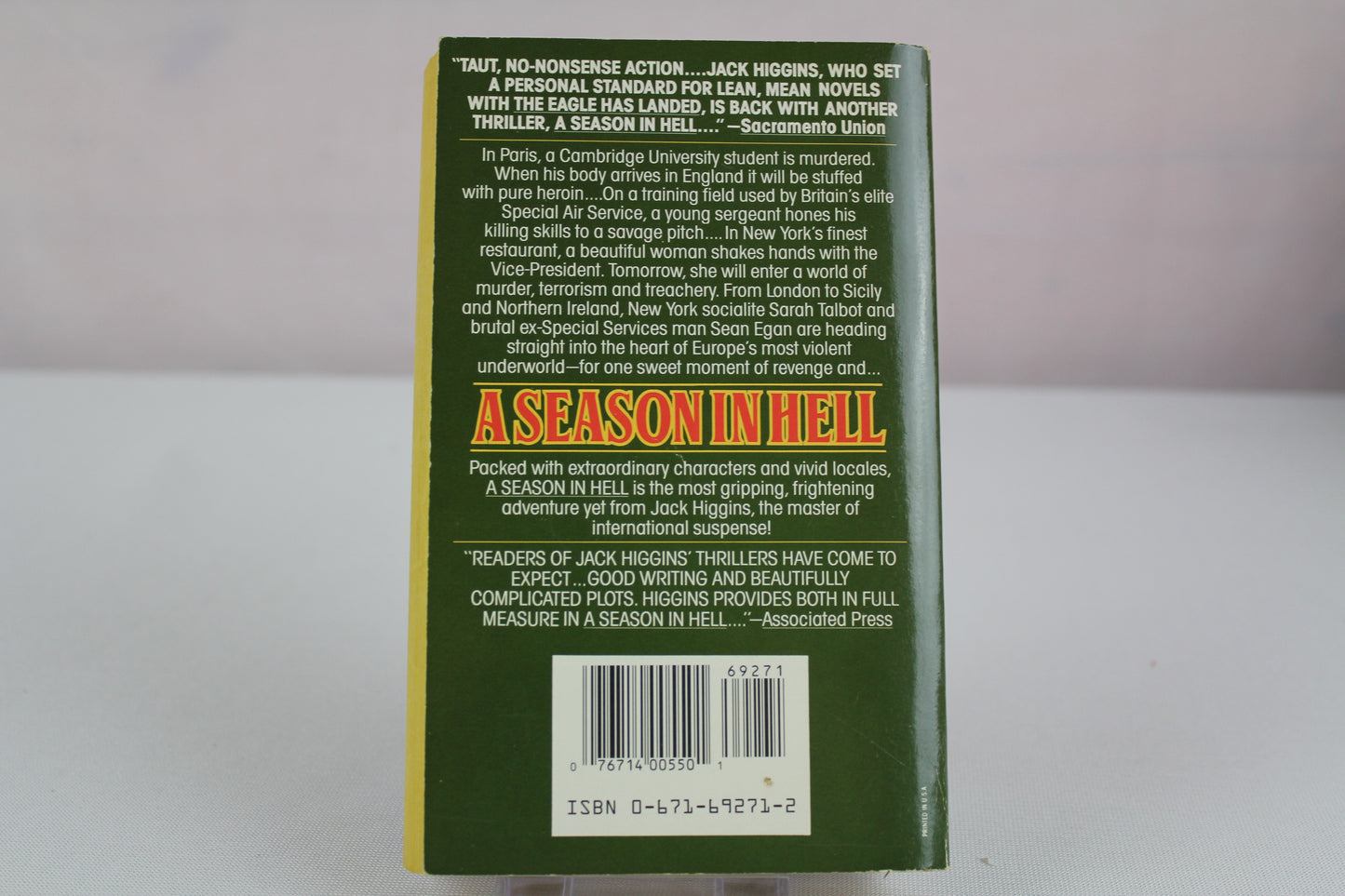 A Season in Hell by Jack Higgins