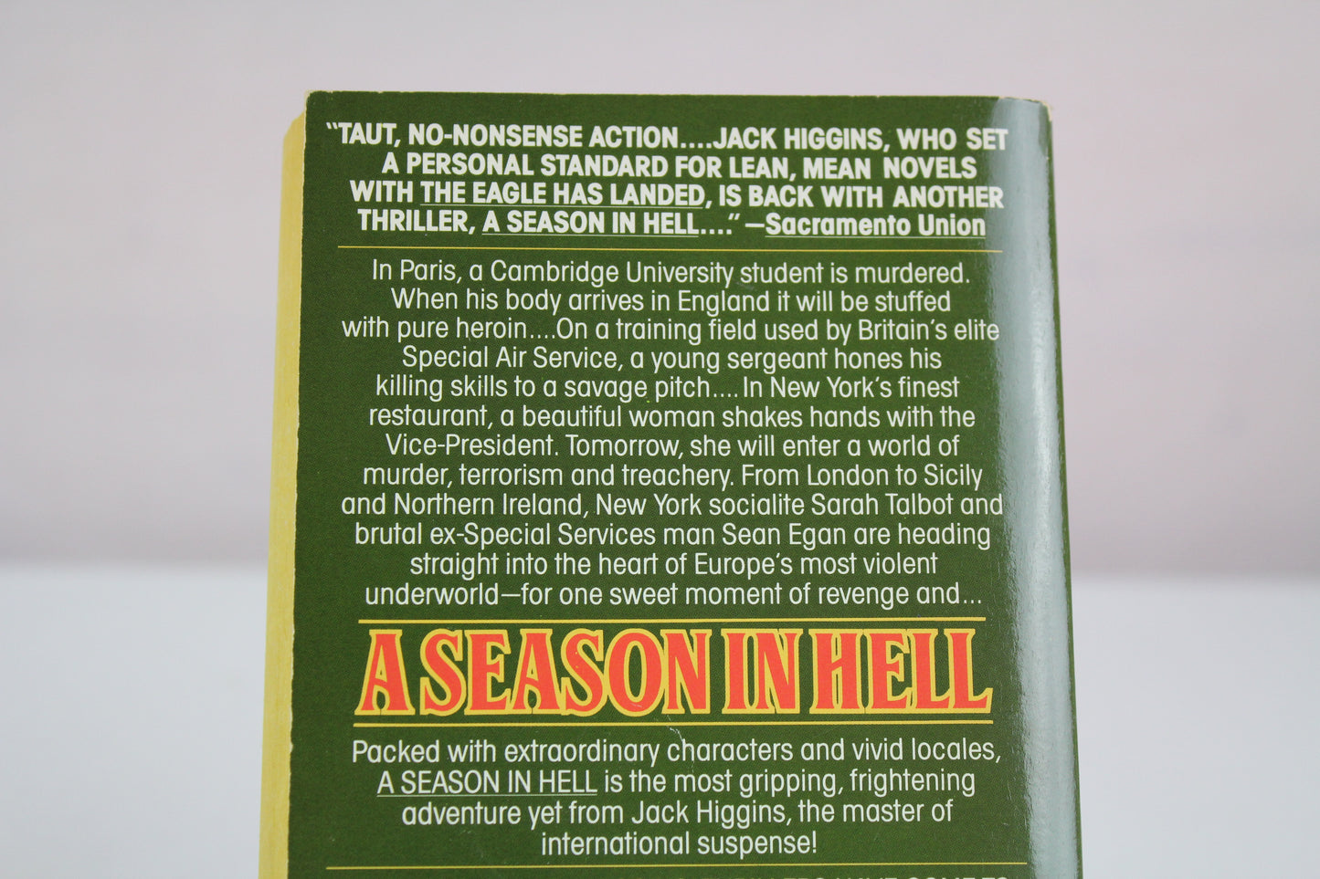 A Season in Hell by Jack Higgins
