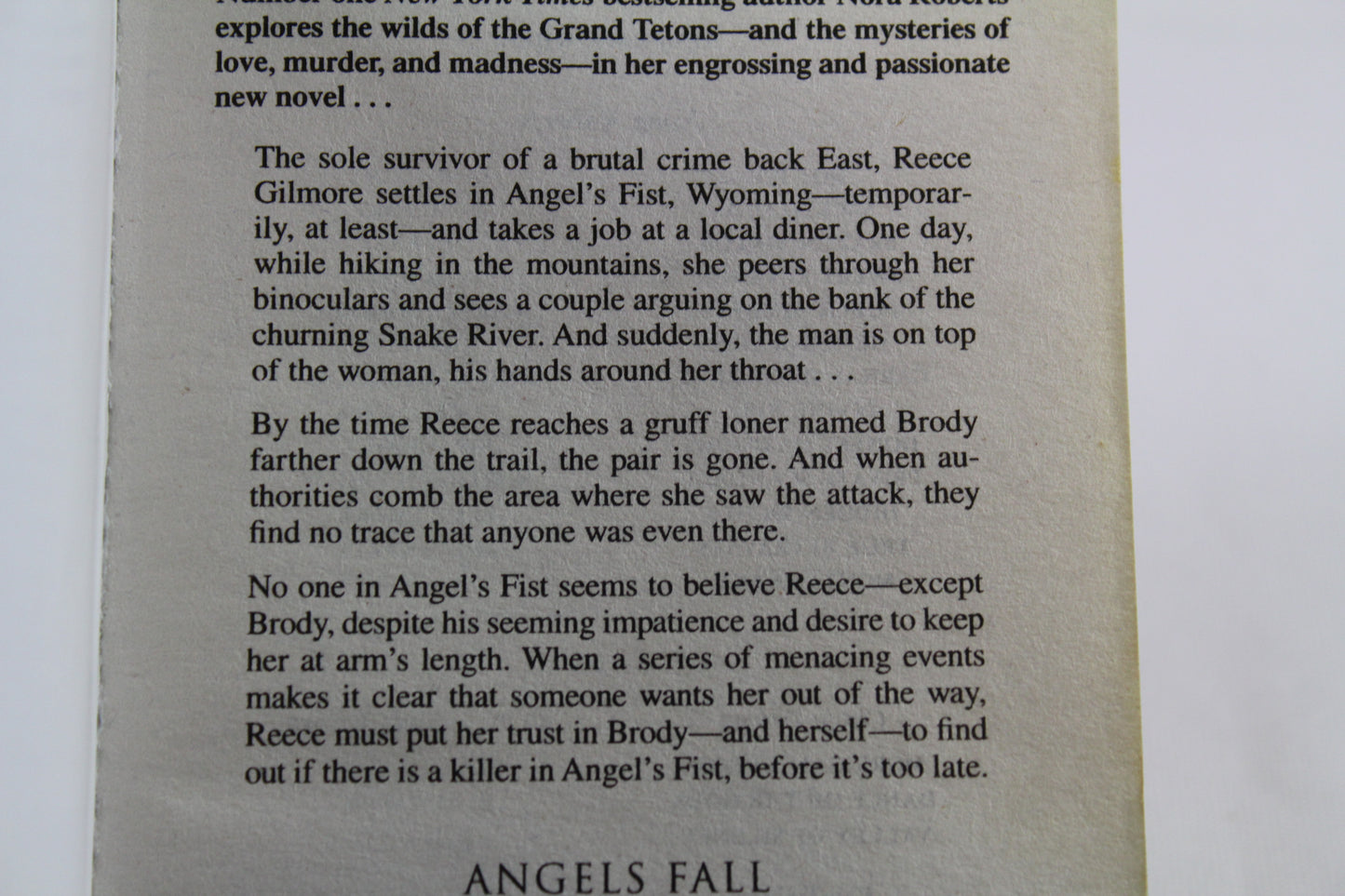 Angels Fall by Nora Roberts