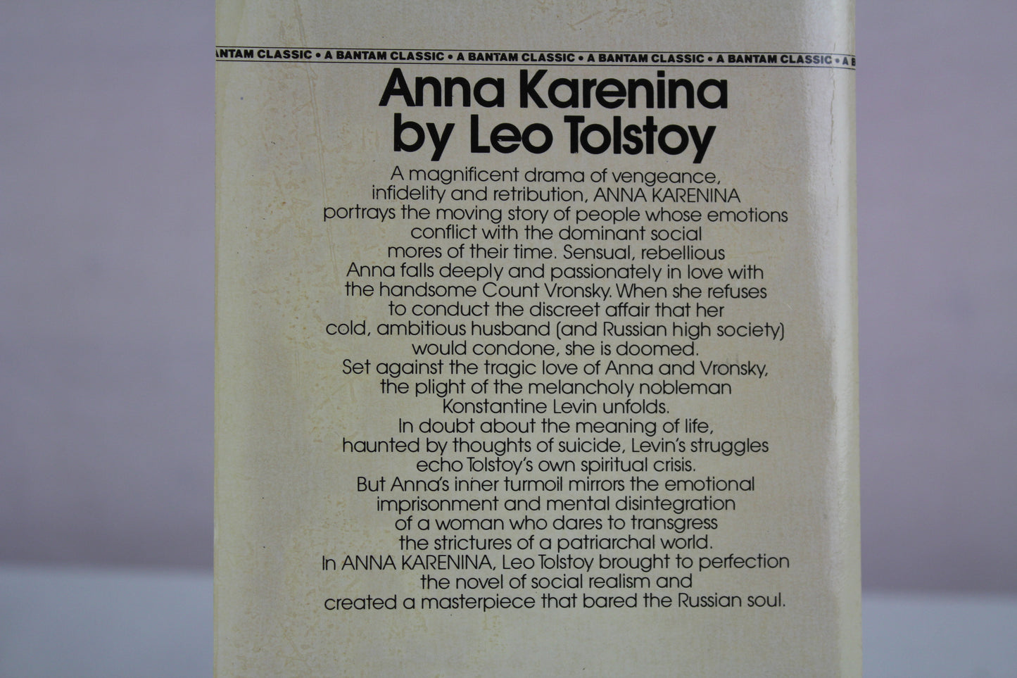 Anna Karenina by Leo Tolstoy