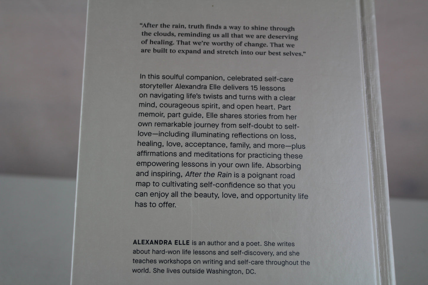 After the Rain: Gentle Reminders for Healing, Courage, and Self-Love by Alexandra Elle