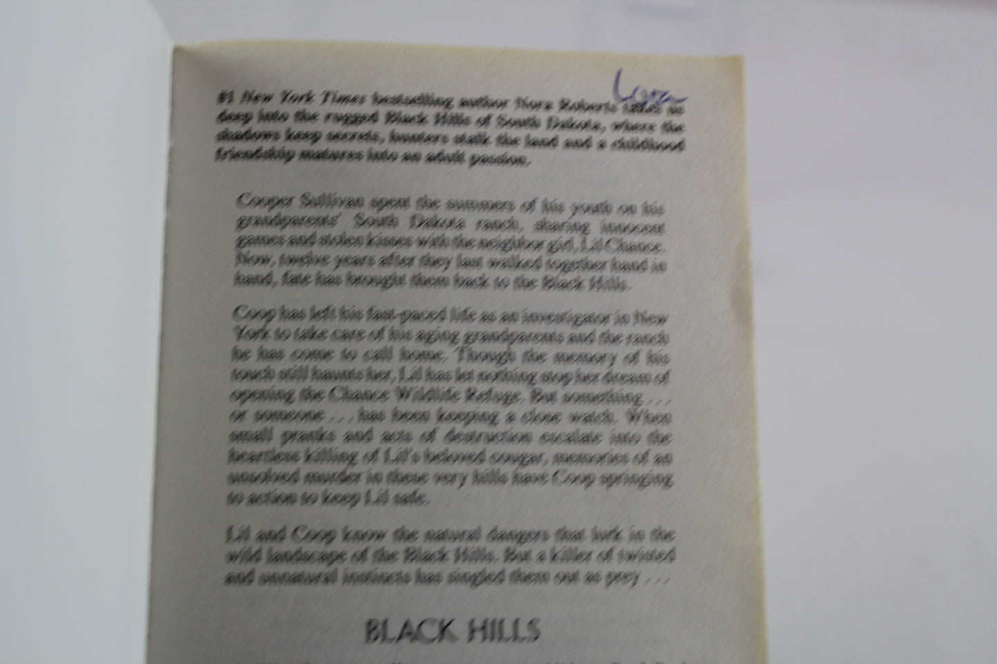 Black Hills by Nora Roberts