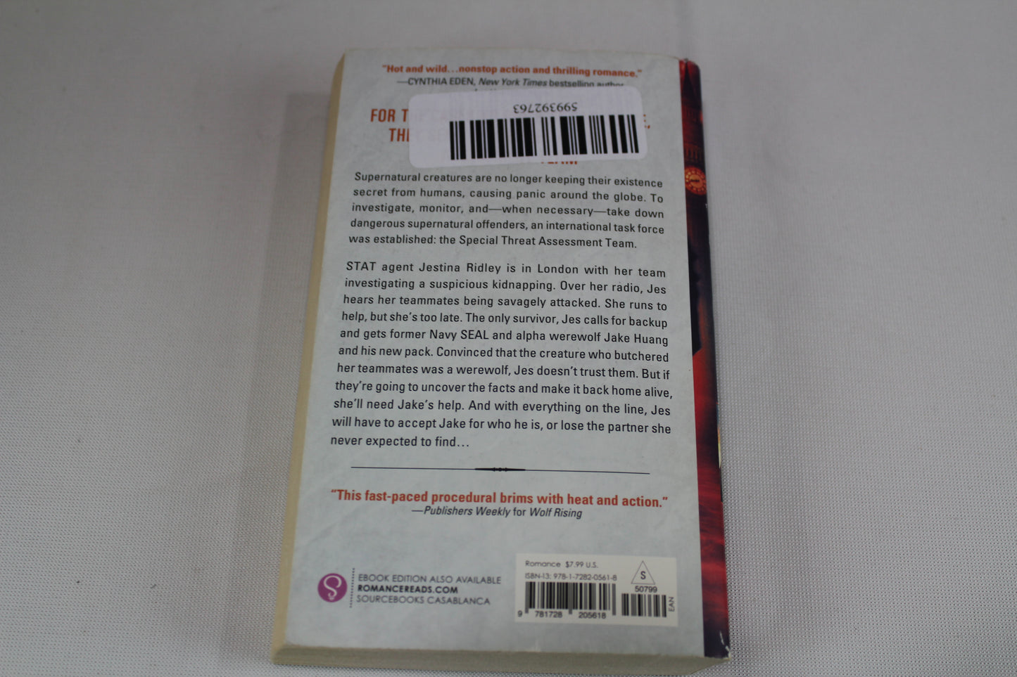 Wolf Under Fire: An Alpha Shifter Teams up with a Mistrustful Woman in a Globe-Crossing Adventure of Love and Intrigue (STAT, 1) by Paige Tyler