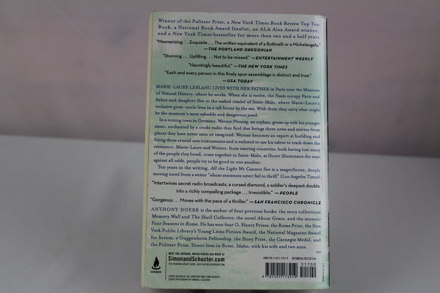 All the Light We Cannot See: A Novel by Anthony Doerr