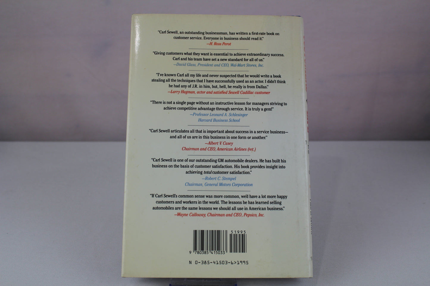 Customers for Life by Carl Sewell