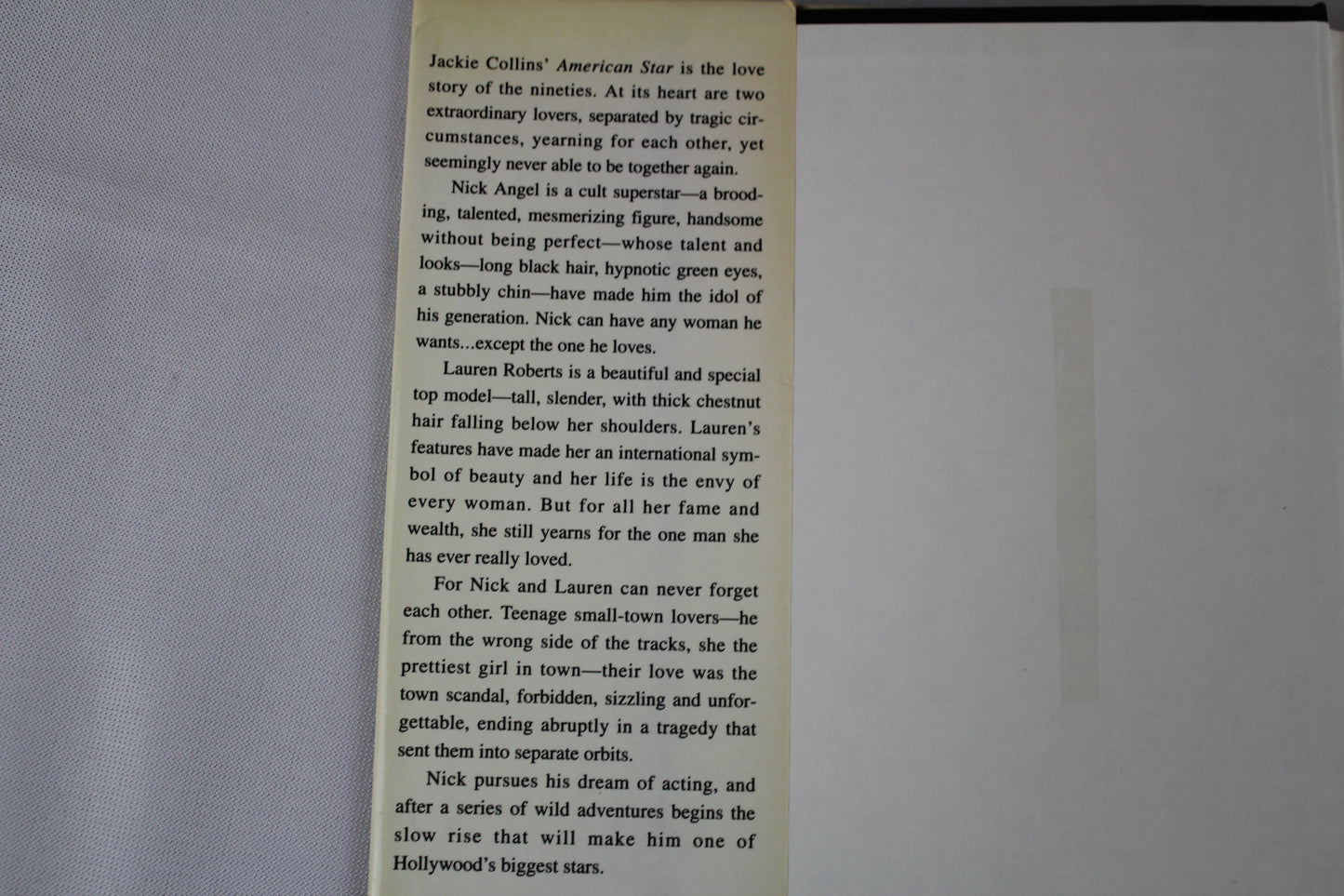 American Star by Jackie Collins, Paul Bacon