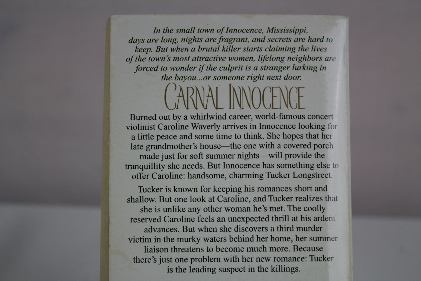 Carnal Innocence: A Novel by Nora Roberts