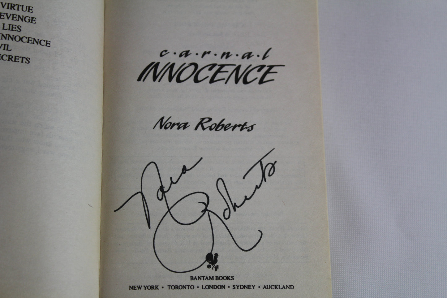 Carnal Innocence: A Novel by Nora Roberts