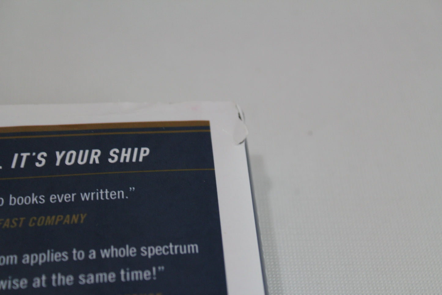 It's Your Ship: Management Techniques from the Best Damn Ship in the Navy by D. Michael Abrashoff