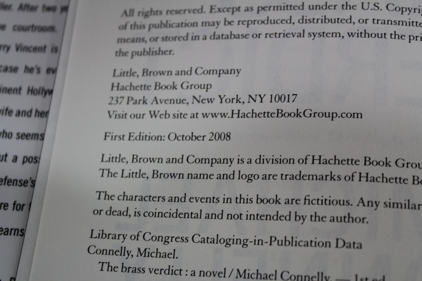 The Brass Verdict: A Novel (A Lincoln Lawyer Novel) by Michael Connelly