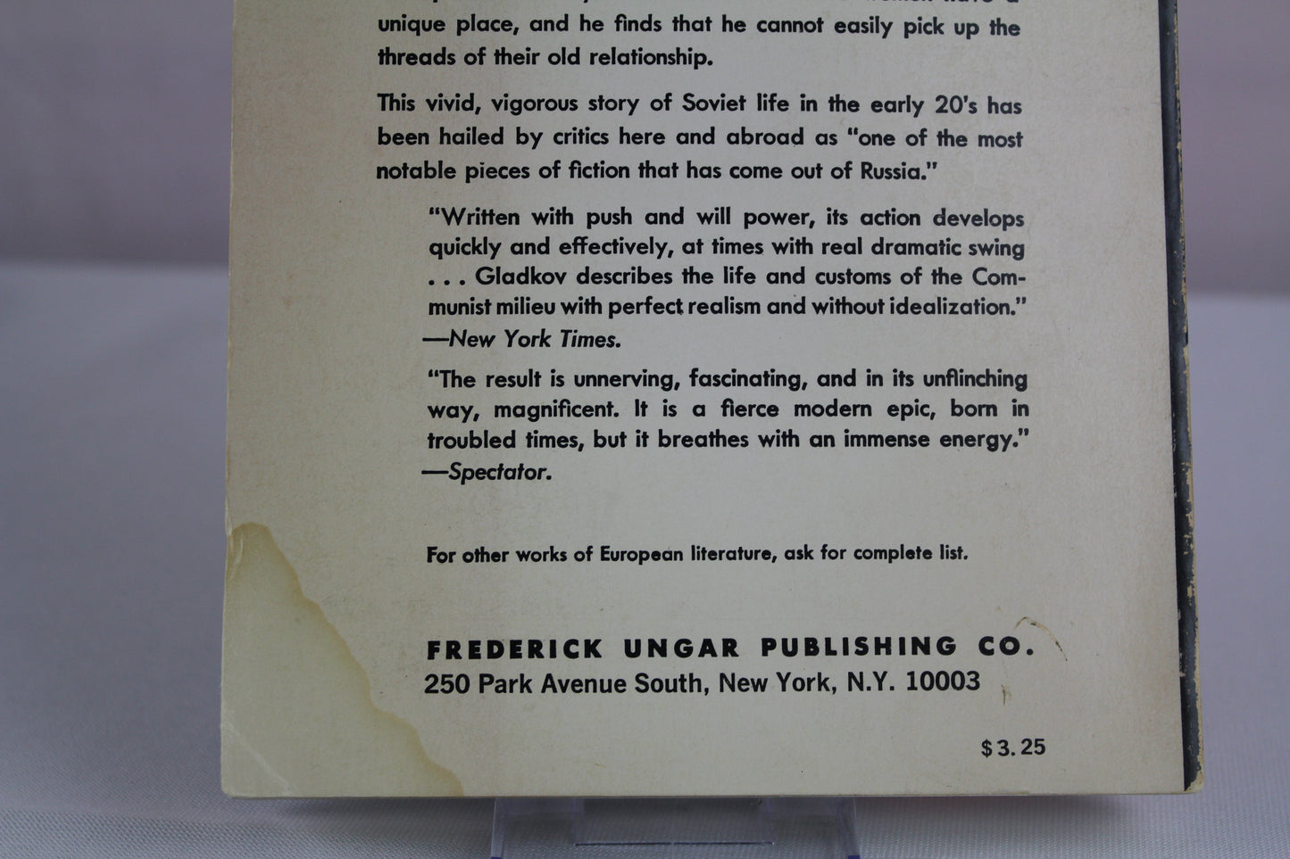 Cement a Novel by Fv Gladkov