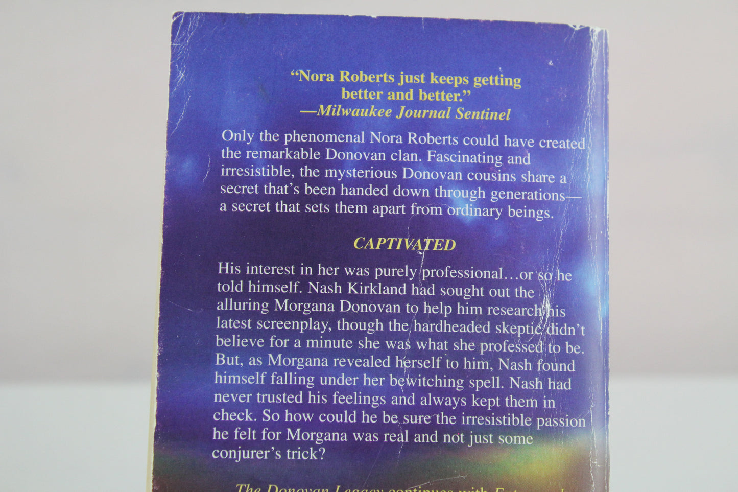 CAPTIVATED (Donovan Legacy) by Nora Roberts