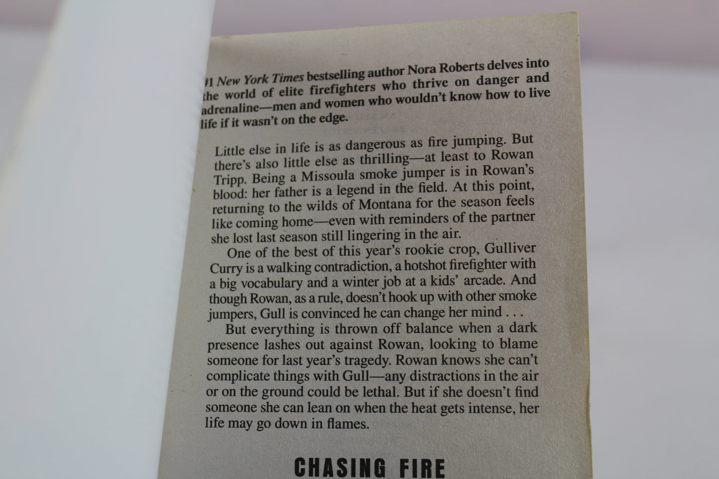 Chasing Fire by Nora Roberts