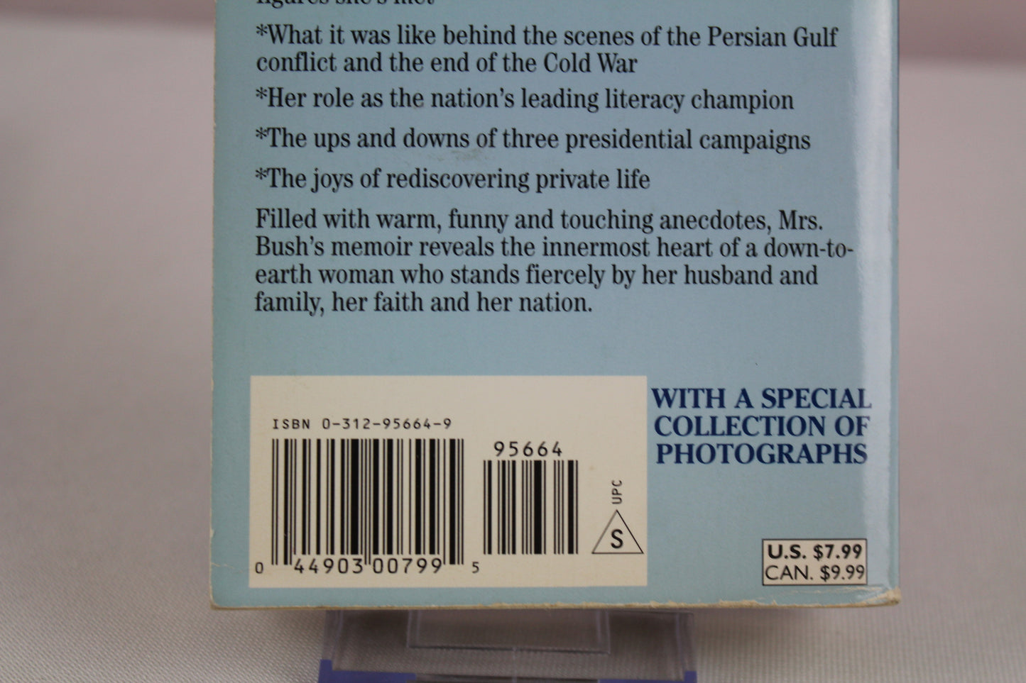 Barbara Bush : A Memoir by Barbara Bush (1995, Mass Market)