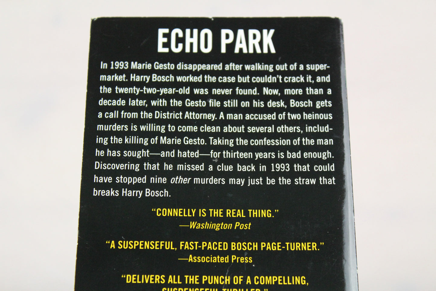 Echo Park by Michael Connelly