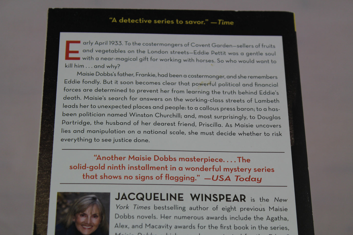 Elegy for Eddie: A Maisie Dobbs Novel by Jacqueline Winspear