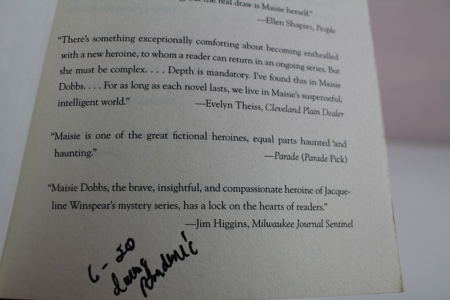 Elegy for Eddie: A Maisie Dobbs Novel by Jacqueline Winspear
