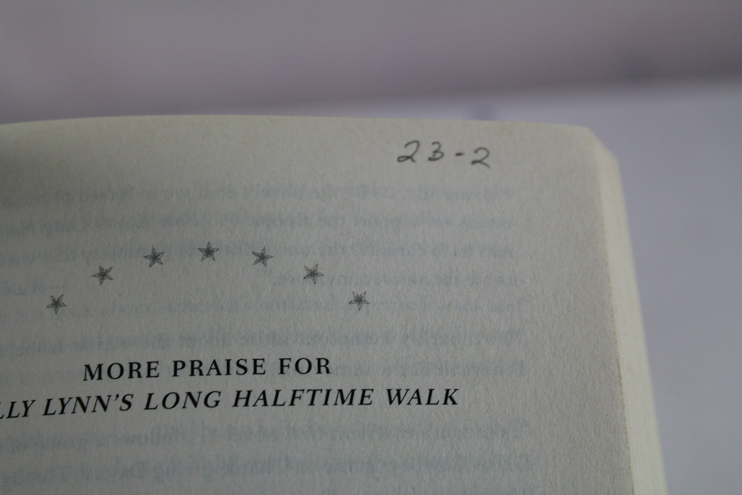 Billy Lynn's Long Halftime Walk: A Novel by Ben Fountain