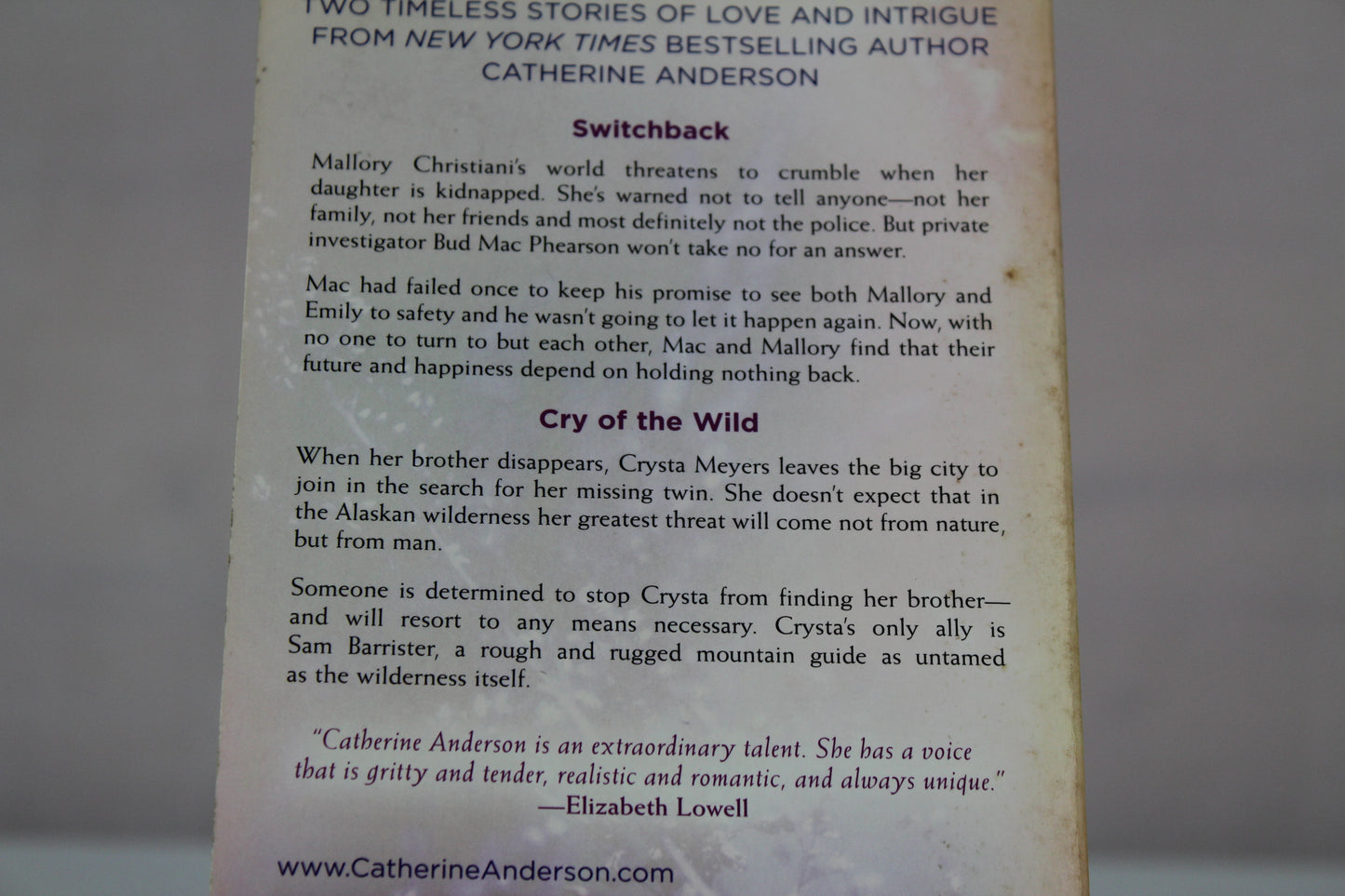 Endless Night: SwitchbackCry of the Wild (HQN) by Catherine Anderson