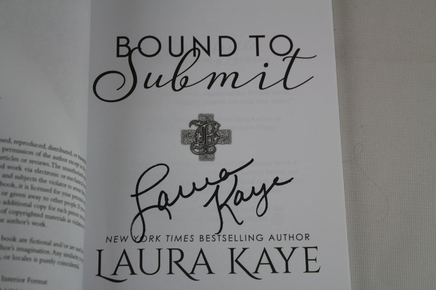 Bound to Submit (Blasphemy) (Volume 1) by Laura Kaye