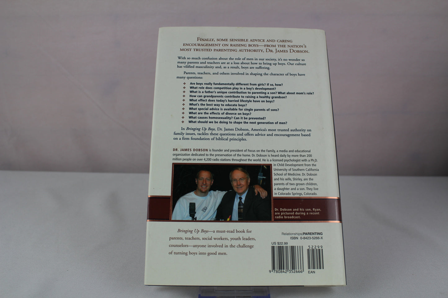 Bringing Up Boys: Practical Advice and Encouragement for Those Shaping the Next Generation of Men by James C. Dobson