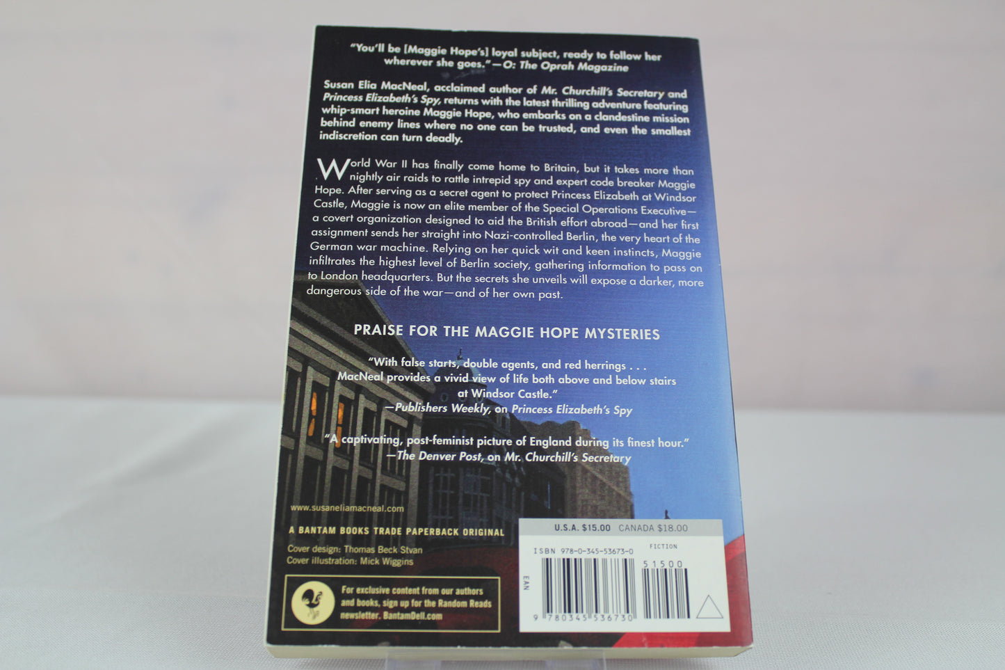 His Majesty's Hope: A Maggie Hope Mystery by Susan Elia MacNeal