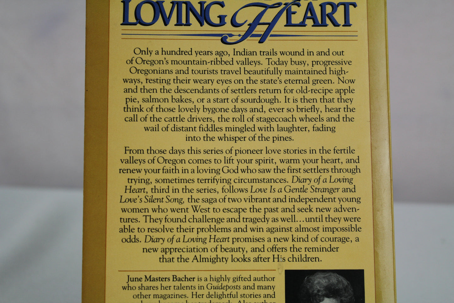 Diary of a Loving Heart by Bacher June
