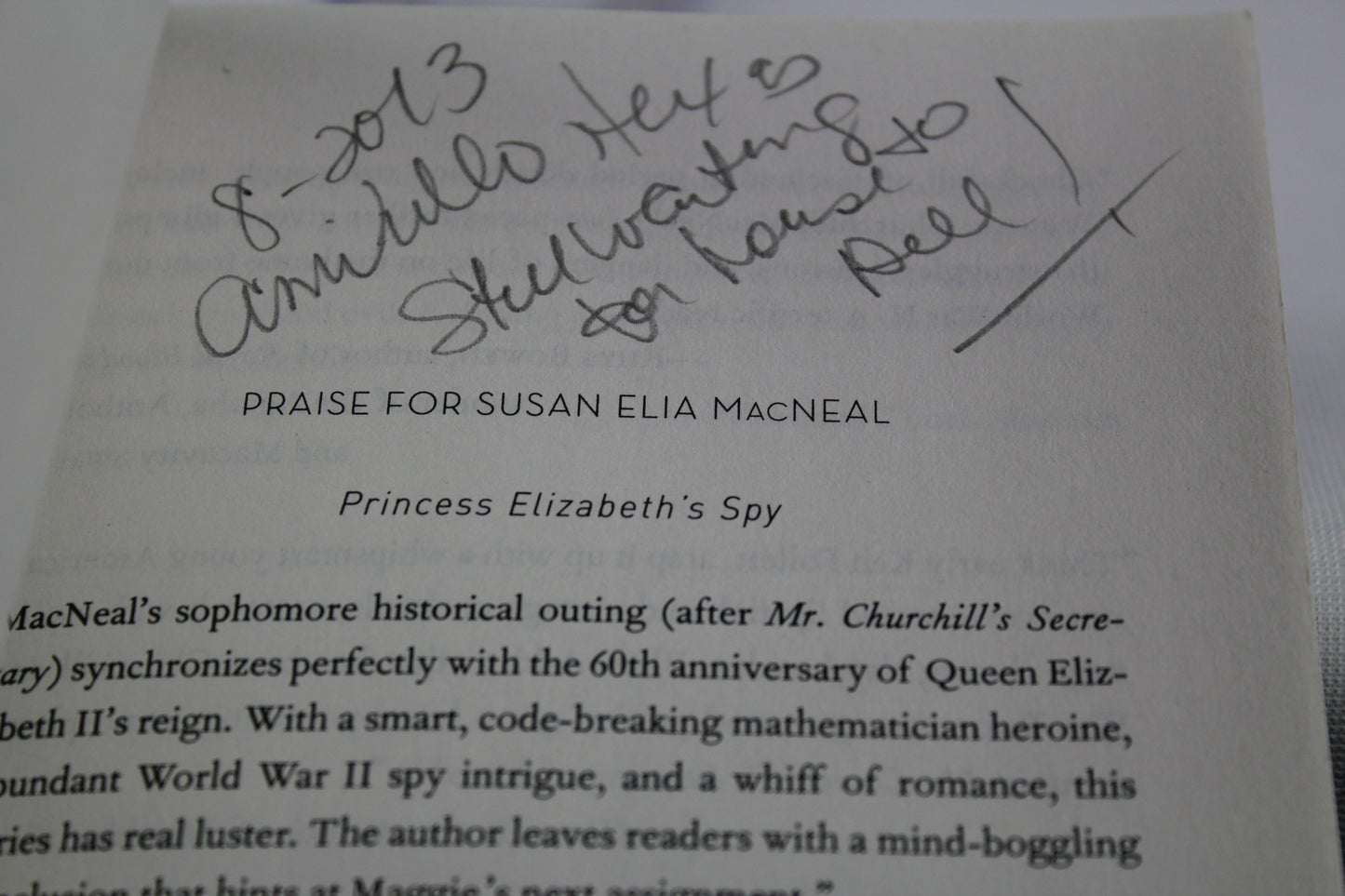 His Majesty's Hope: A Maggie Hope Mystery by Susan Elia MacNeal