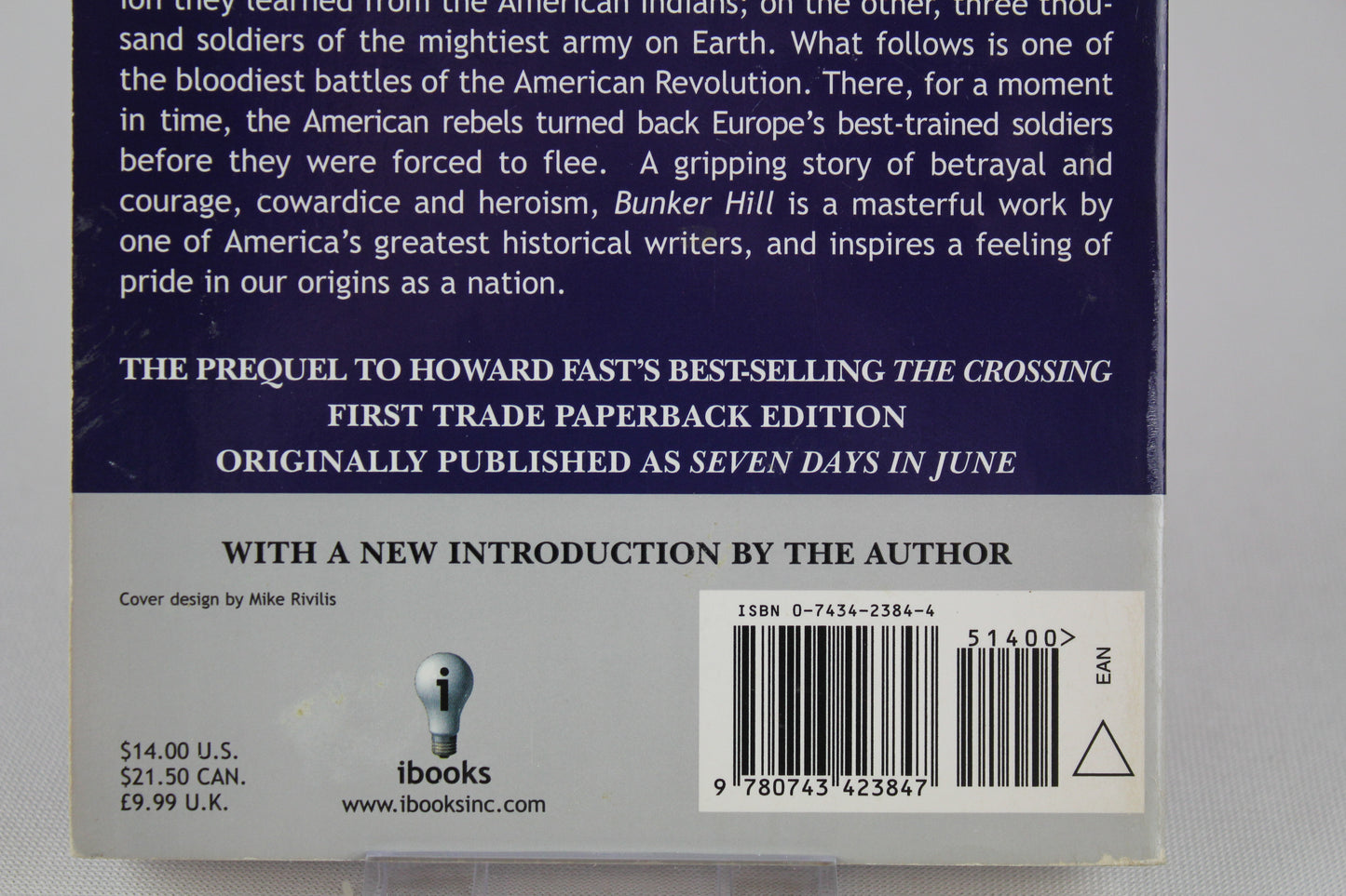 Bunker Hill: The Prequel to the Crossing by Howard Fast