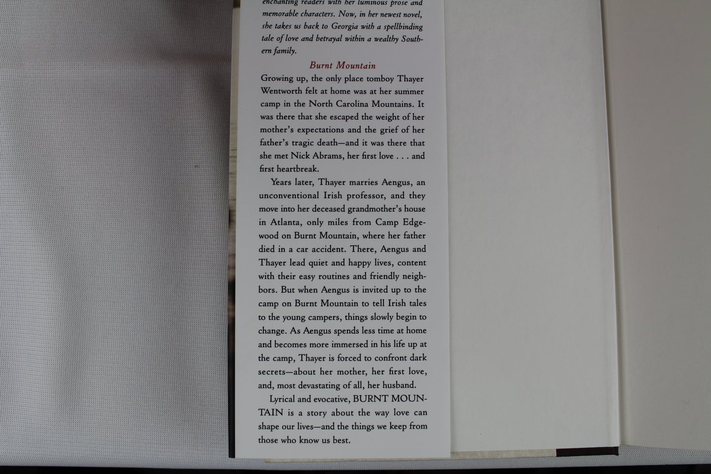 Burnt Mountain by Anne Rivers Siddons