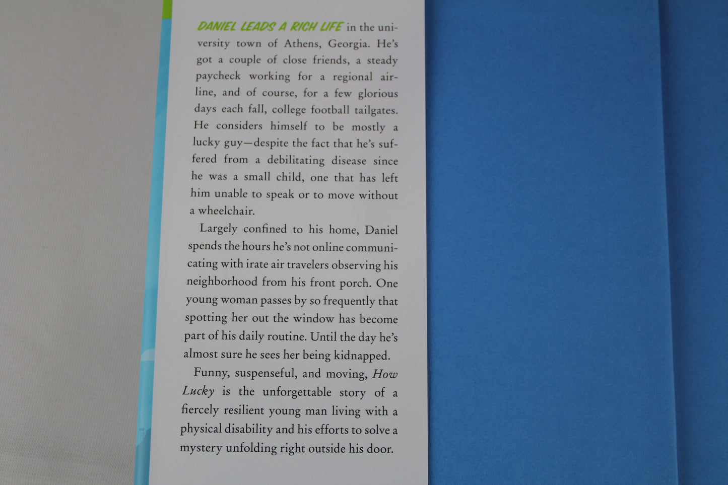 How Lucky: A Novel by Will Leitch