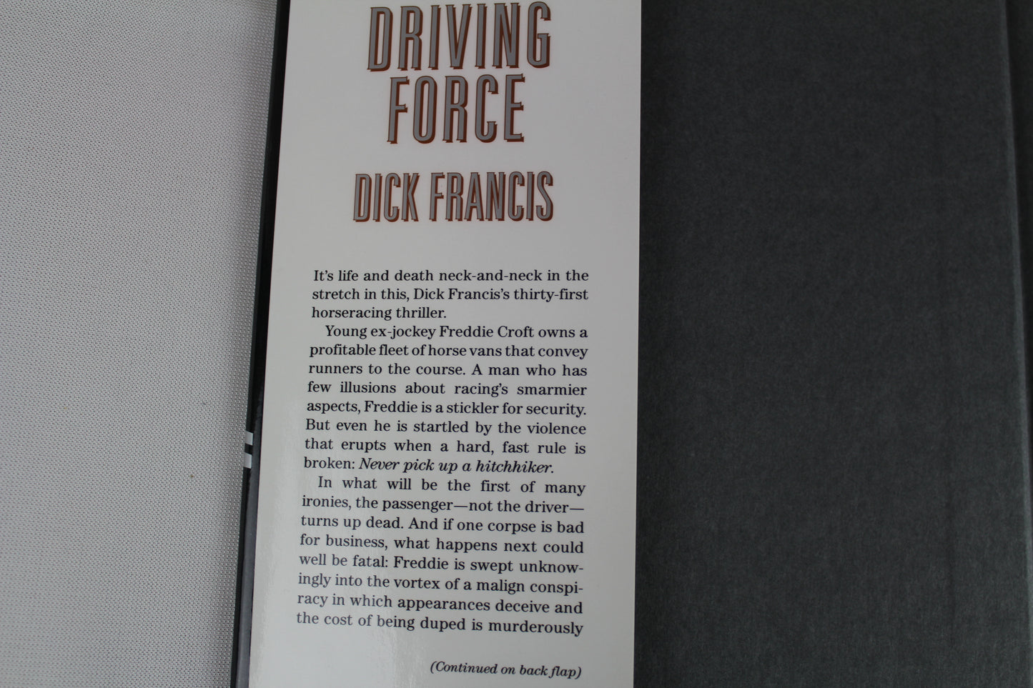 Driving Force by Dick Francis