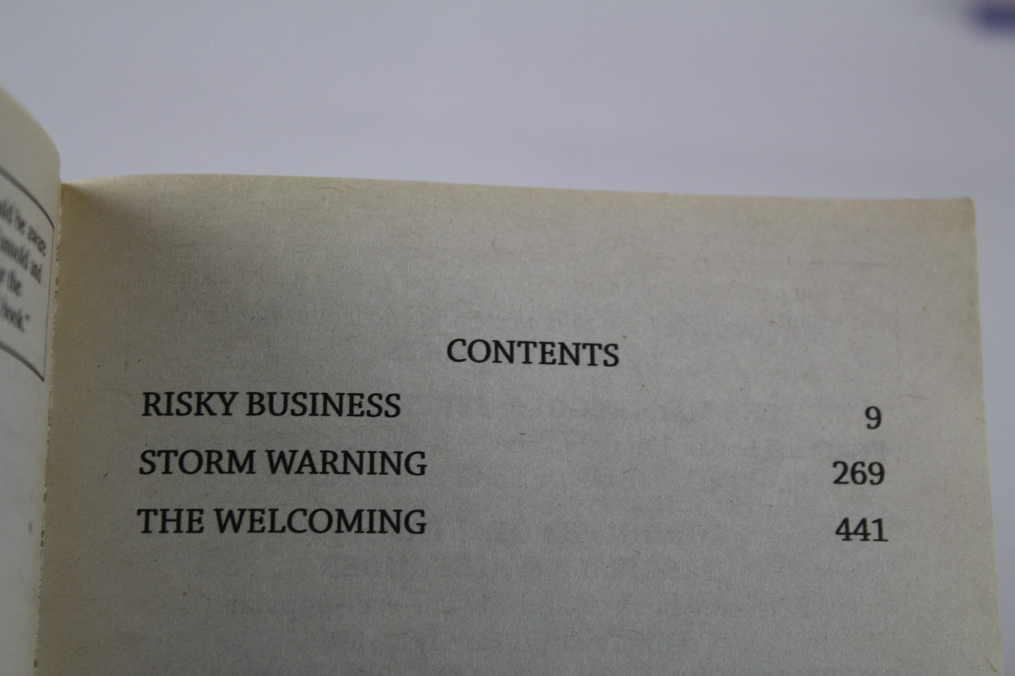 Dangerous: Risky BusinessStorm WarningThe Welcoming by Nora Roberts