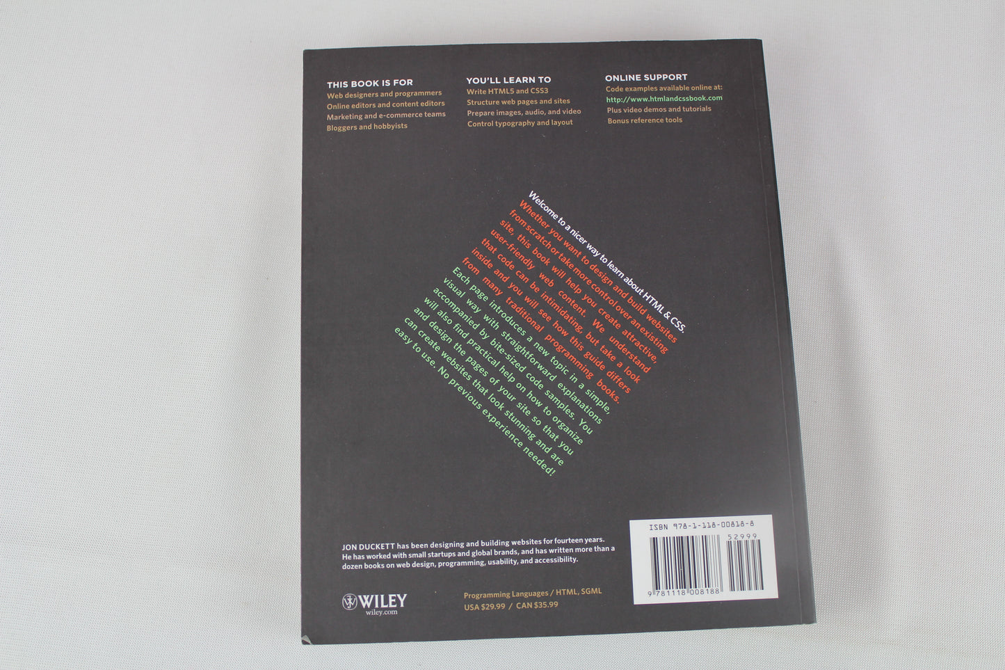 HTML and CSS: Design and Build Websites by Jon Duckett