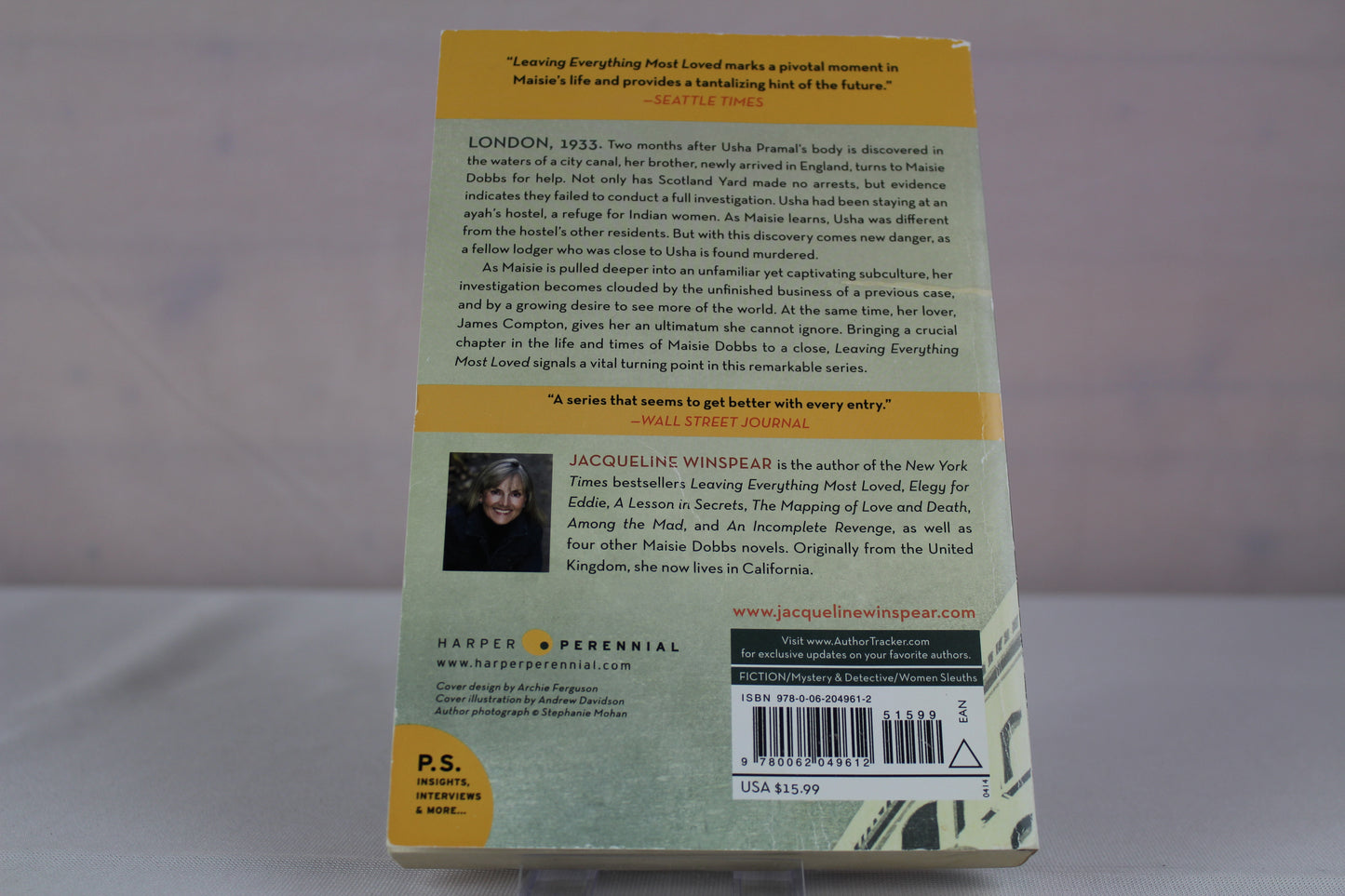 Leaving Everything Most Loved by Jacqueline Winspear