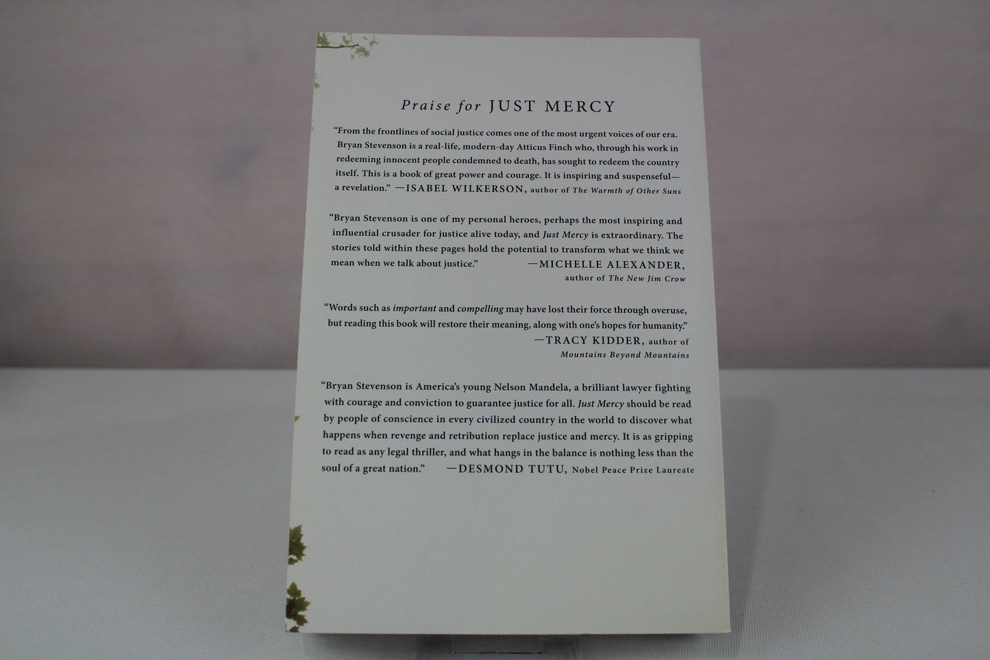 Just Mercy: A Story of Justice and Redemption by Bryan Stevenson
